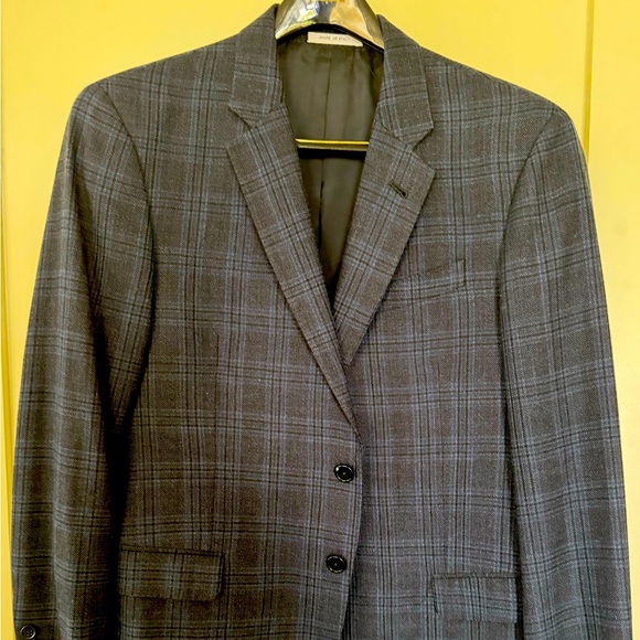 Men’s Check Wool Sport Coat